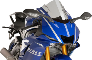 PUIG Race Windscreen - 14-1/4" - Smoke - Yamaha 9723H - Main Product View