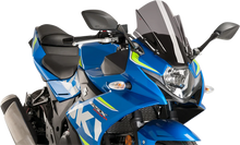 Load image into Gallery viewer, PUIG Race Windscreen - 14-3/8" - Dark Smoke - Suzuki 9722F - Main Product View