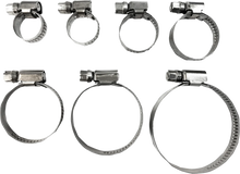Load image into Gallery viewer, Parts unlimited Embossed Hose Clamp - 50-70 mm T03-6259-10 - Side View
