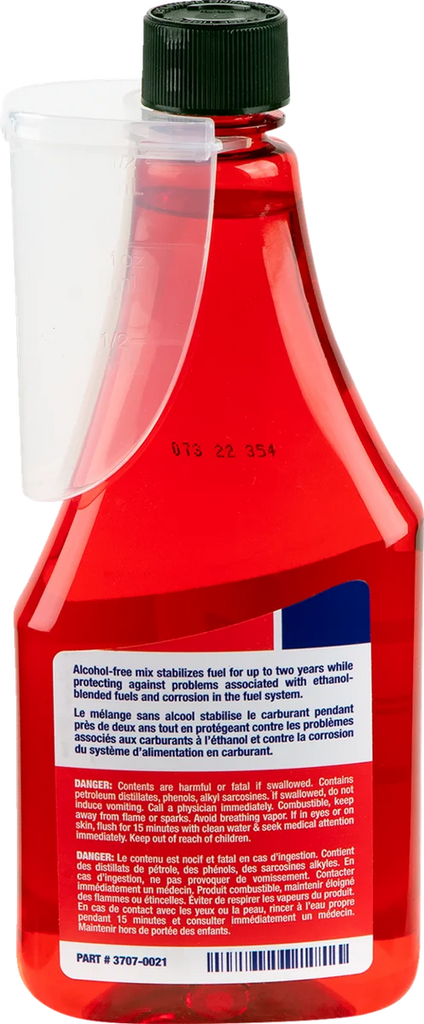 Parts unlimited Fuel Treatment and Stabilizer - 12 U.S. fl oz. 152974 - Side View