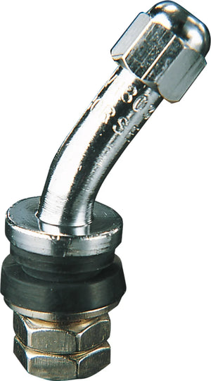 Parts unlimited Valve Stem - Angled - Chrome MC945 - Main Product View