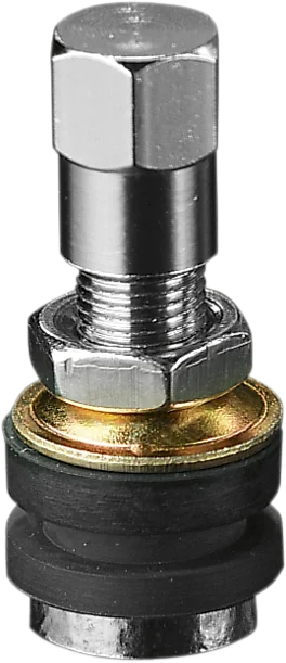 Parts unlimited Valve Stem - Straight - Chrome VS1218R - Main Product View