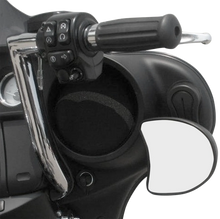 Load image into Gallery viewer, Pingel Drop Bracket - Fairing Mirror - Black 62210 - Side View
