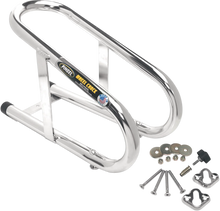 Load image into Gallery viewer, Pingel Wheel Chock - Removable - Chrome - 3-1/2" WC350 - Main Product View