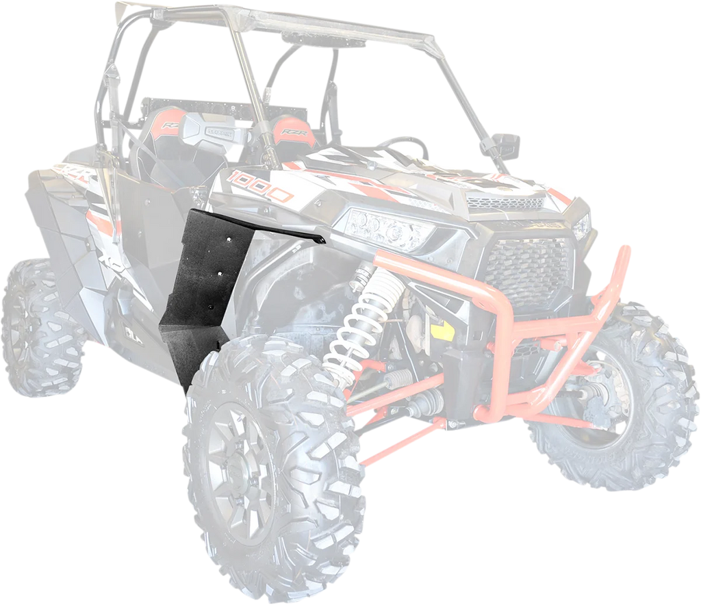 Powermadd Front Fender Flare Extension Kit 62003 - Back View