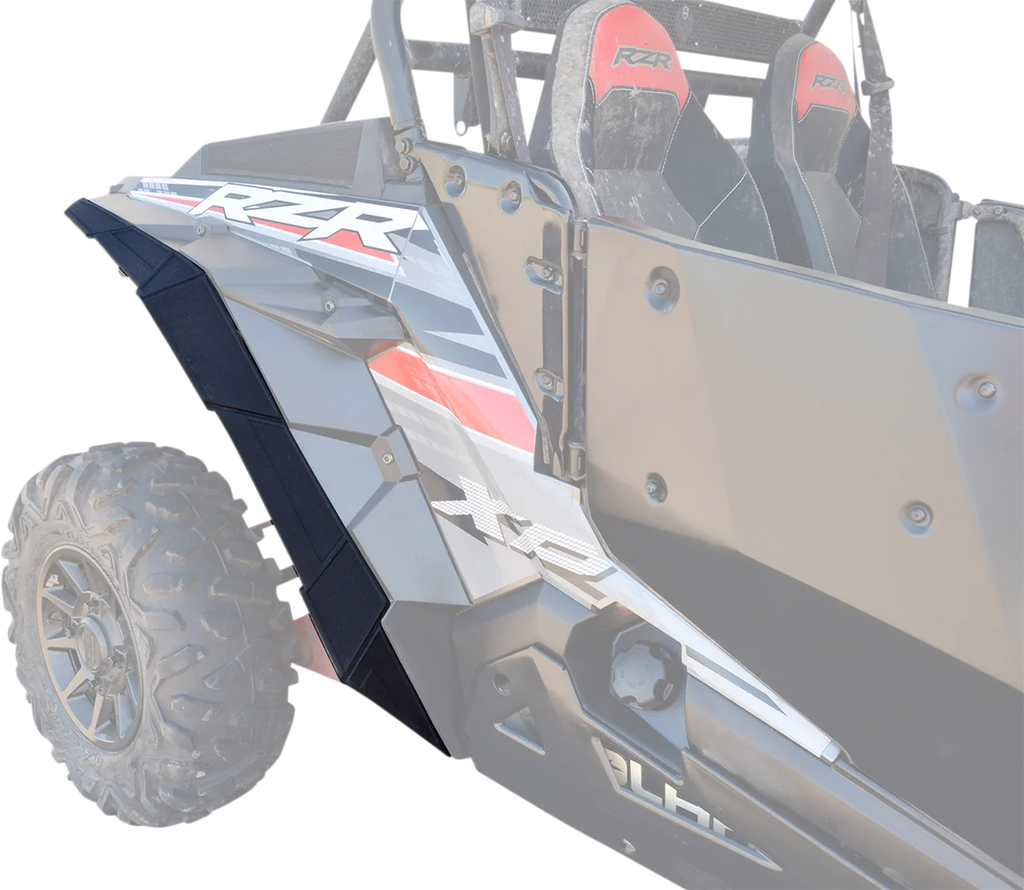 Powermadd Rear Fender Flare Extension Kit 62004 - Side View