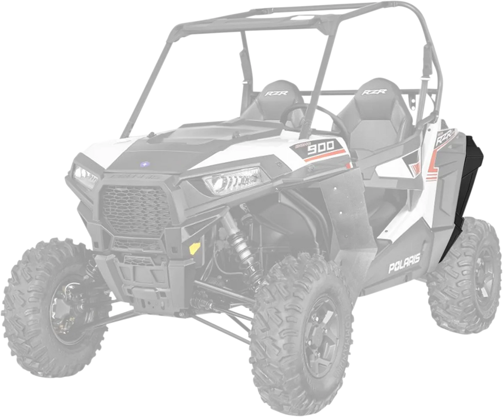 Powermadd Rear Fender Flare Extension Kit 62005 - Side View