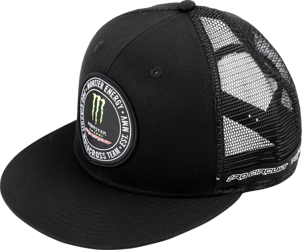 Pro Circuit Patch Snapback Hat - Black 6711167125 - Back View