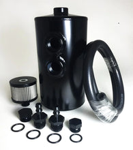 Load image into Gallery viewer, Prosport Performance Catch Can Dual Inlet Black Aluminum -10an ORB PSCCAN