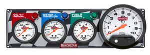 Quickcar Racing 3-1 Gauge Panel OP-WT-FP-Tach 61-6042