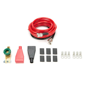 Quickcar Racing Battery Cable Kit 4 Ga. 15ft Red & 2ft Black 57-005