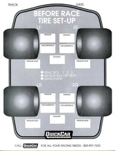 Load image into Gallery viewer, Quickcar Racing Before Race Tire Set-Up Forms (50 PK) 51-210