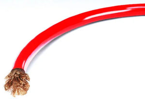 Quickcar Racing Control Cable 8 Gauge Red 10ft 57-2401