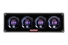 Load image into Gallery viewer, Quickcar Racing Digital 4-Gauge Panel OP/WT/FP/WP 67-4026