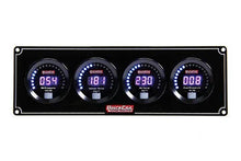Load image into Gallery viewer, Quickcar Racing Digital 4-Gauge Panel OP/WT/OT/FP 67-4021