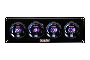 Quickcar Racing Digital 4-Gauge Panel OP/WT/OT/FP 67-4021