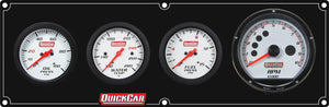 Quickcar Racing Extreme 3-1 Panel w/Tach OP/WT/FP Black 61-7342