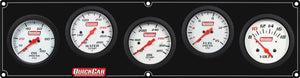 Quickcar Racing Extreme 5 Panel w/Tach OP/WT/OT/FP15/VT Black 61-7067