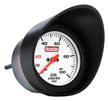 Load image into Gallery viewer, Quickcar Racing Gauge Visor Black 2-5/8in Gauges 61-258