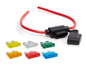 Quickcar Racing In-Line ATC Fuse Holder 12 Gauge 50-955