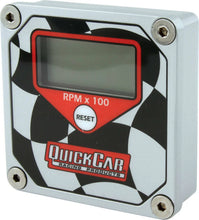 Load image into Gallery viewer, Quickcar Racing LCD Tachometer Checkered Flag Face 611-099
