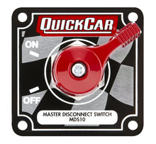 Load image into Gallery viewer, Quickcar Racing Master Disconnect High Amp 4 Post Flag Plate 55-008