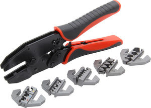 Quickcar Racing Ratcheting Wire Crimper with Dies 50-395