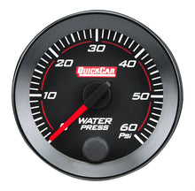 Load image into Gallery viewer, Quickcar Racing RedLine  Gauge 2-1/16in Water Pressure  0-60psi 65-008