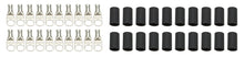 Load image into Gallery viewer, Quickcar Racing Ring Terminals 1/2in 6 Ga w/Heat Shrink 20pk 57-583-20
