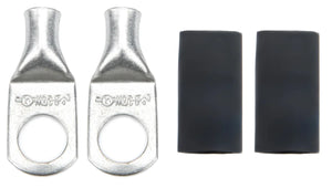 Quickcar Racing Ring Terminals 3/8in 6 Ga w/Heat Shrink 57-582