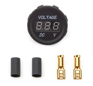 Quickcar Racing Volt Gauge 1-3/8in Blue LED 611-9017