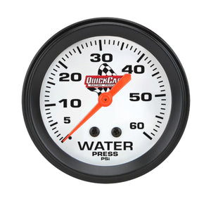 Quickcar Racing Water Pressure Gauge 0-60PSI 2-5/8in 611-6018