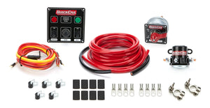 Quickcar Racing Wiring Kit 4 Gauge with Black 50-822 Panel 50-831