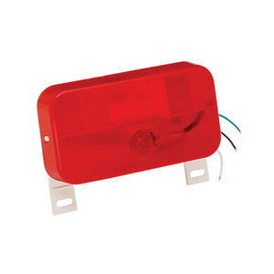 REESE Replacement Part Taillig ht Lens Red with License 30-92-708