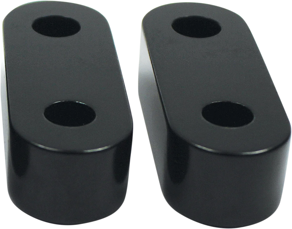 Race Shop Industries Riser Blocks - 3/4" - Polaris - Black UR-13 - Side View