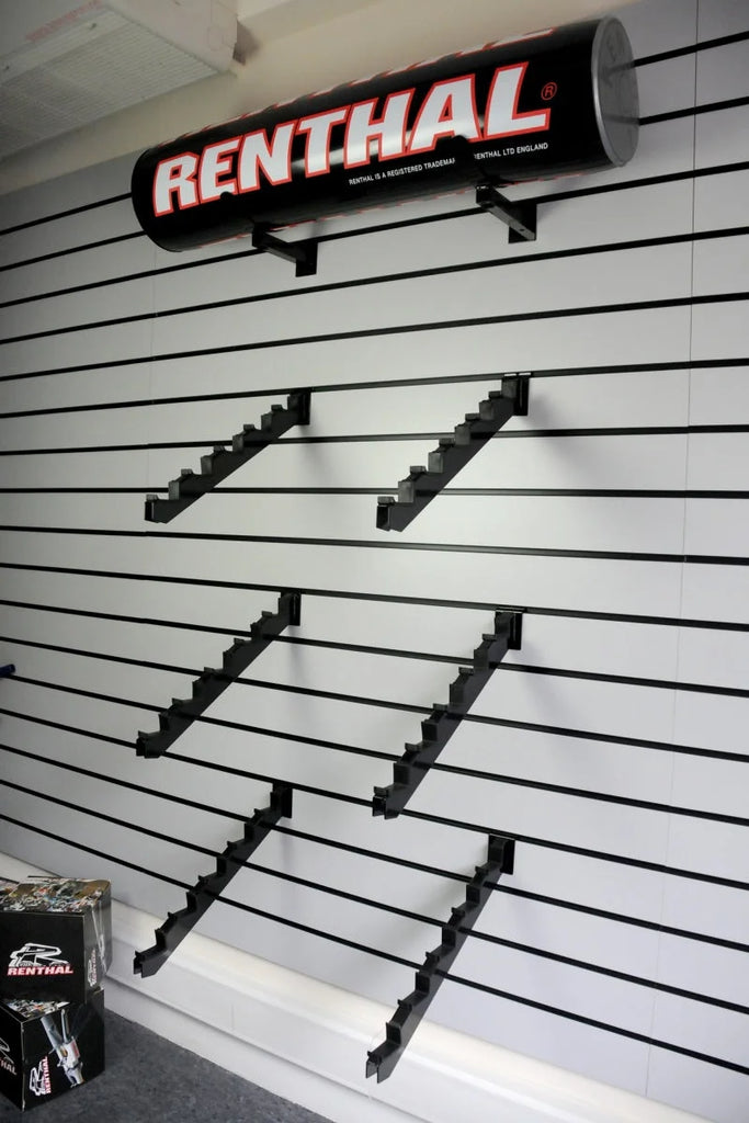 Renthal Handlebar Slatwall Display - Side View