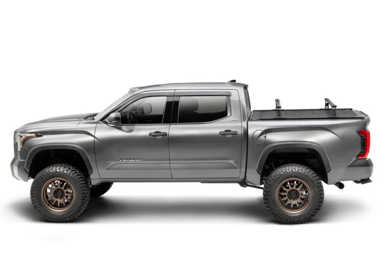 Retrax 2007-2020 Toyota Tundra CrewMax 5.5ft Bed RetraxPRO XR with Deck Rail System - Side View