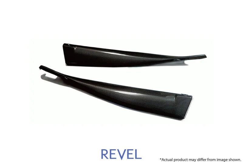 Revel GT Dry Carbon Door Trim Cover 2020 Toyota GR Supra - 2 Pieces - Side View