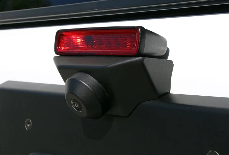 RockJock JL Spare Tire Mount Delete and Vent Cover w/ Hardware - Side View