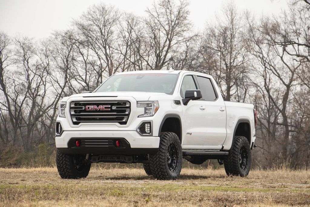 Rough Country 4 Inch Lift Kit | AT4/Trailboss | Vertex/V2 | Chevy/GMC 1500 (19-24) 27557 - Back View