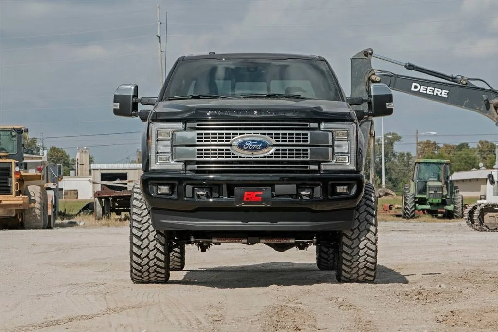 Rough Country 6 Inch Lift Kit | OVLDS | D/S | V2 | Ford F-250/F-350 Super Duty 4WD (17-22) 51771 - Side View