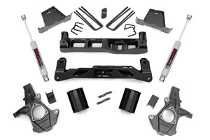 Rough Country 7.5 Inch Lift Kit | Chevy Silverado & GMC Sierra 1500 2WD (2007-2013) 26330 - Main Product View