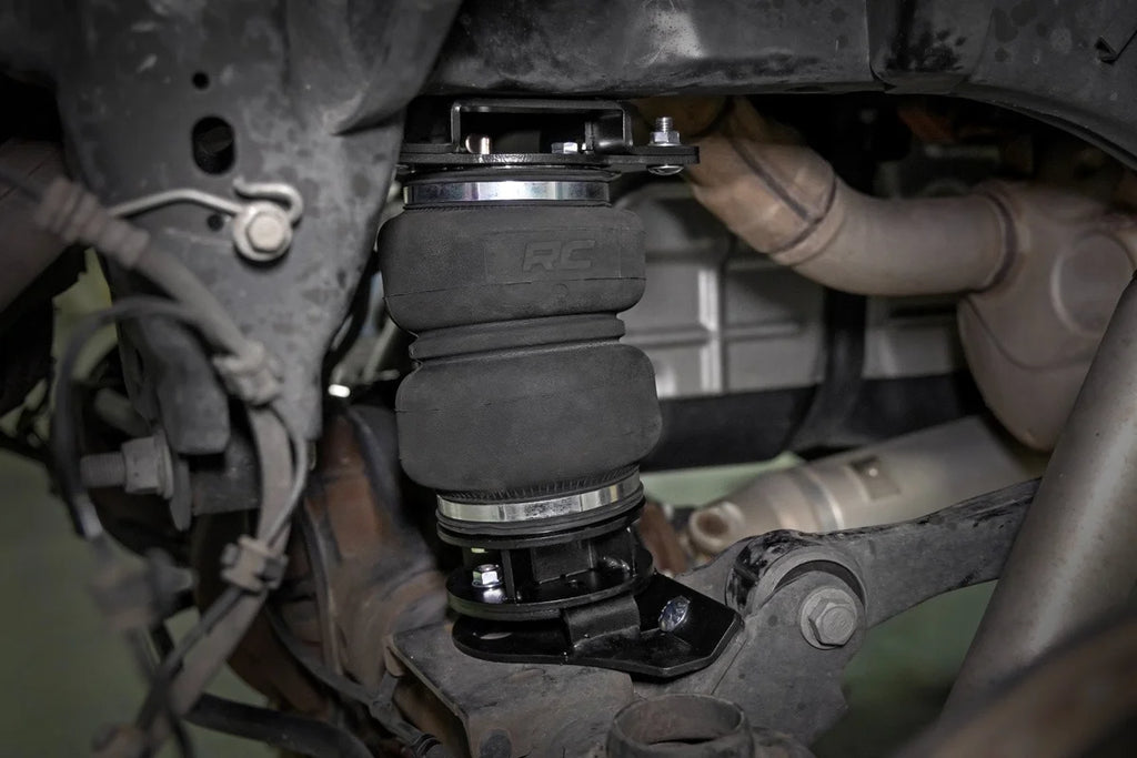 Rough Country Air Spring Kit w/compressor | Ram 1500 4WD (2019-2025) 10035C - Installation View