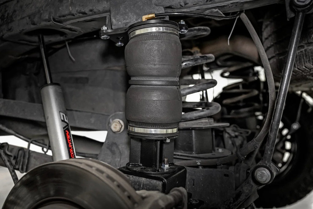 Rough Country Air Spring Kit w/compressor | Wireless Controller | Ram 2500 4WD (2014-2023) 10029WC - Installation View