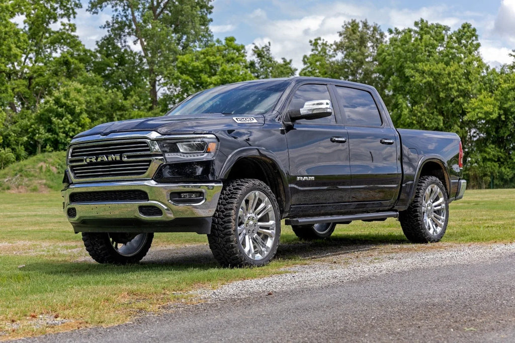 Rough Country BA2 Running Board | Side Step Bars | Ram 1500 (19-25)/1500 TRX (21-24) 41004 - Back View