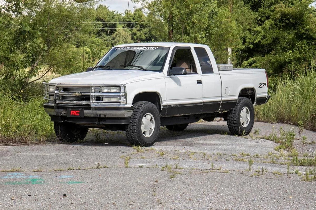 Rough Country Body Lift Bumper Brackets | FR & RR | 3 Inch Lift | Chevy C1500/K1500 Truck (88-94) RC703 - Additional View 5