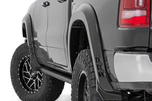 Rough Country Fender Flares | SF1 | DX8 Black | Ram 1500 2WD/4WD (2019-2024) F-D319201-DX8 - Main Product View