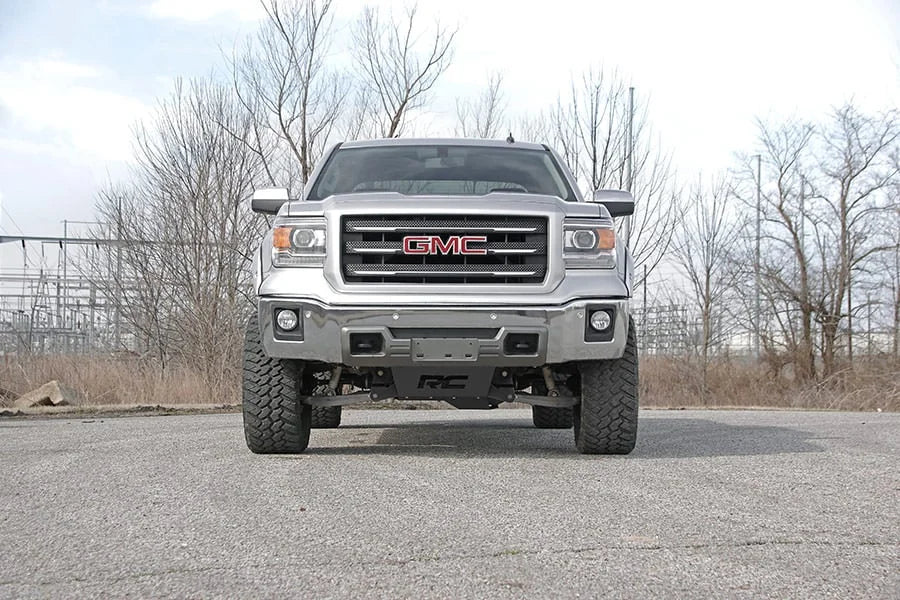 Rough Country Full Skid Package | Chevy Silverado & GMC Sierra 1500 4WD (2014-2018 & Classic) 222 - Front View
