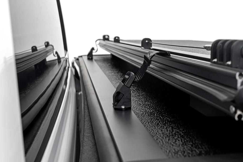 Rough Country Hard Low Profile Bed Cover | 5'7" Bed | No Rambox | Ram 1500 (19-25)/1500 TRX (21-24) 47320550B - Installati...