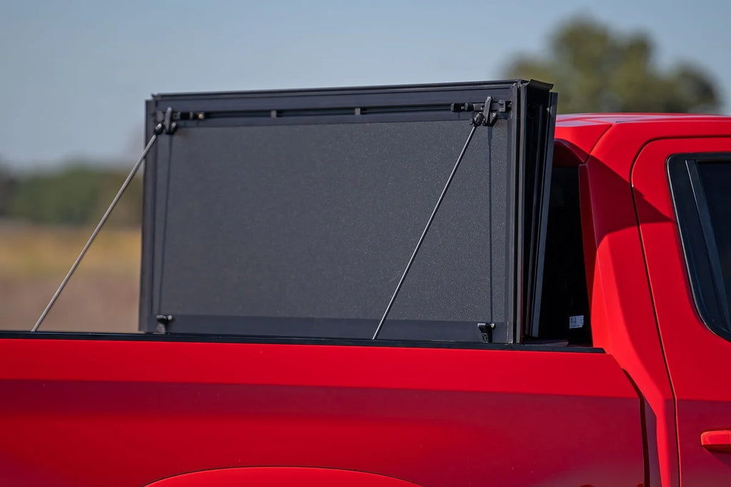 Rough Country Hard Tri-Fold Flip Up Bed Cover | 5'10" Bed | Chevy/GMC 1500 (19-24) 49120580 - Additional View 6